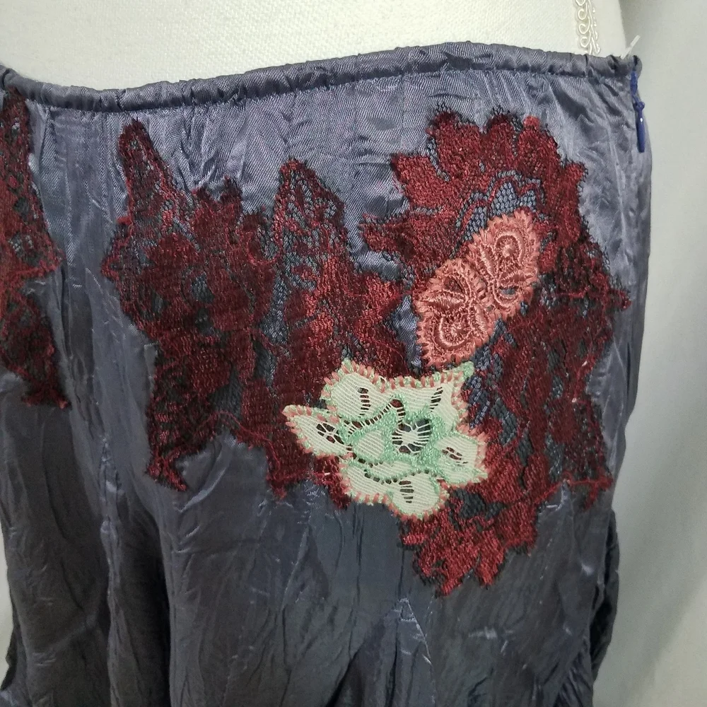 Free People Applique Flounce Skirt 4 - Picture 15 of 16